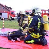 In Hullern fand eine große Übung der Feuerwehr statt.