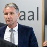 AfD-Politiker Björn Höcke im Gericht in Halle
