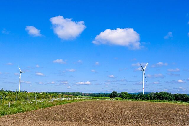 Windräder in Recklinghausen-Essel bzw. an der Stadtgrenze zu Oer-Erkenschwick