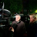 Innenminister Herbert Reul und Polizeipräsidentin Friederike Zurhausen nach Mitternacht bei der Razzia im Café Bomba in Marl-Hüls.