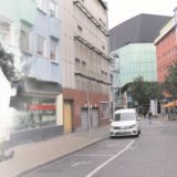 Zwei Fahndungsbilder existieren von Sandra Niemczyk. Im Hintergrund dieser Bildmontage das die Gerberstraße im Dortmunder Brückviertel wie sie heute aussieht. Hier ist das Mädchen verschwunden.