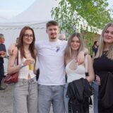 Nicht nur im Zelt wurde in Frohlinde gefeiert, sondern auch davor.