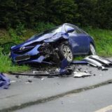 Bei einem Unfall auf der Dortmunder Straße stießen zwei Fahrzeuge zusammen.