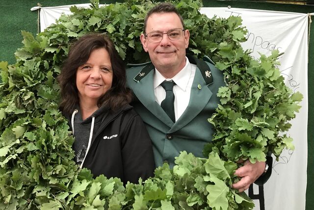 König Klaus I. Steveker und Königin Petra II. Kotschenreuter regieren für zwei Jahre das Schützenvolk in Marl-Lippe.