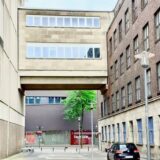 Zweimal Herrenstraße: 2019 mit der Karstadt-Brücke, heute ohne.