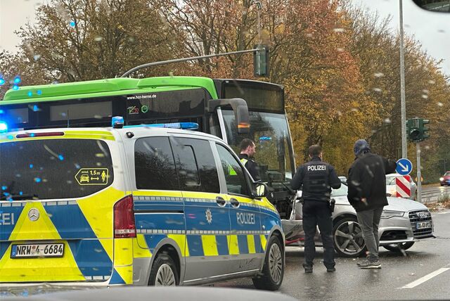 Die Kreuzung der B235 mit der Pallasstraße in Castrop-Rauxel ist bekannt für ihre Abbiegeunfälle, trotz der Ampelanlage. Sowohl 2022 als auch 2023 war dies eine Häufungsstelle für die Polizei. Hier stieß im November 2023 ein Bus mit einem Pkw zusammen.