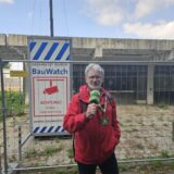 MZ-Redakteur Thomas Brysch lädt zum Rundgang durch die Baustelle Marschall 66 ein.