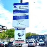 Die Bildkombi zeigt Volker Knödgen und den Parkplatz an der Castroper Straße.