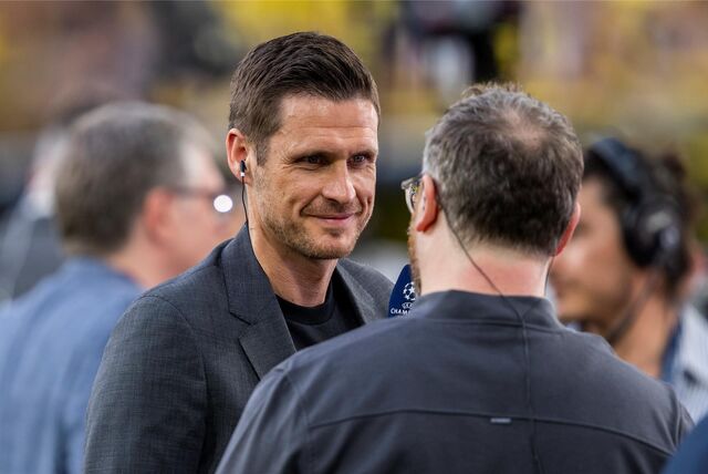 Sebastian Kehl wird inteviewt.