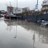 Parkplatz am Einkaufszentrum in Kirchlinde