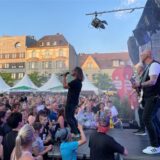 Seven Cent spielt dieses Jahr direkt vor dem Public Viewing zum Champions-League-Finale. Wer am Samstag auf das Gelände will, der muss sich vorher eine Eintrittskarte kaufen.
