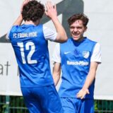 FC Frohlindes Youngster Dave Hustermann (r.) traf zum 2:0-Endstand.