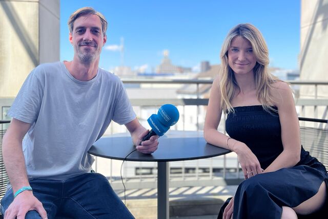 Model Stella während der TV-Produktion „Germanys Next Topmodel“
