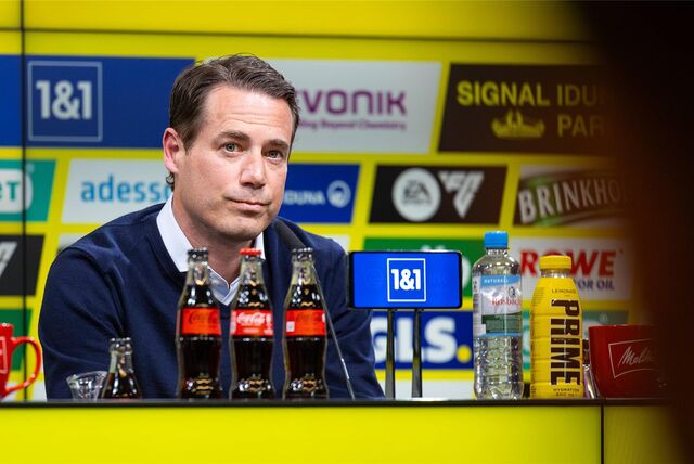 Lars Ricken auf der Vorstellungs-Pressekonferenz.
