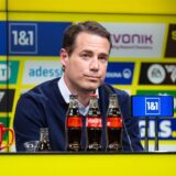 Lars Ricken auf der Vorstellungs-Pressekonferenz.
