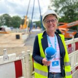 Baustelle Blaue Brücke