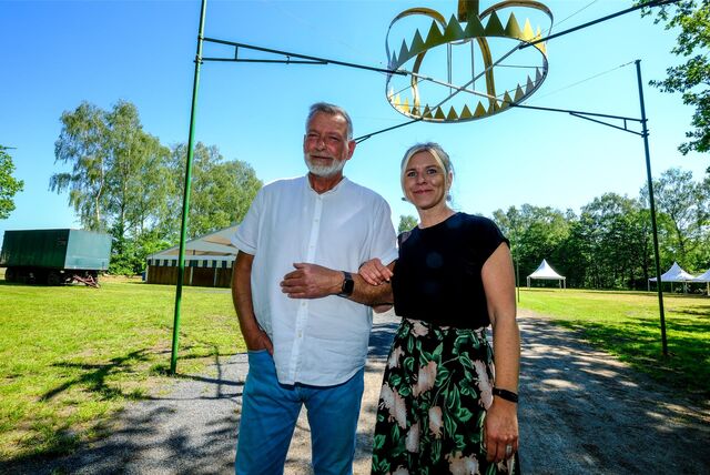 Jörg I. Martens und Rike I. Lillig. Amtierendes Königspaar der BSG Essel in Recklinghausen