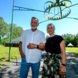 Jörg I. Martens und Rike I. Lillig. Amtierendes Königspaar der BSG Essel in Recklinghausen