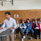 Neubaugebiet beschlossen: André Göttfert erläutert im Stadtrat noch einmal die Ablehnung der Bürgerinitiative Drewer-Süd.