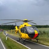 Einsatz an der Eversumer Straße in Olfen. Dort kam es am Samstag (18.) zu einem schweren Unfall.