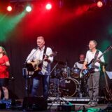 Die Band „Löwenherz“ bei einem ihrer Auftritte auf dem „Sommer Rock Festival“.
