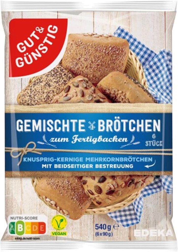 Eine Verpackung der Aufbackbrötchen von Edeka und Marktkauf, für die es eine aktuelle Rückrufaktion gibt. Eine Verpackung der Aufbackbrötchen von Edeka und Marktkauf, für die es eine aktuelle Rückrufaktion gibt.