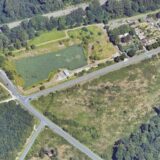 Schrägluftbild vom Westring und der Einmündung Victorstraße in Castrop-Rauxel-Bladenhorst.