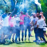 Der SV Wacker Obercastrop machte bereits am 7. April 2024 sein Meister-Stück in der Kreisliga B2 durch ein 9:0 beim SV Holsterhausen II. Die Wackeraner feierten mit Sekt und Bengalos.