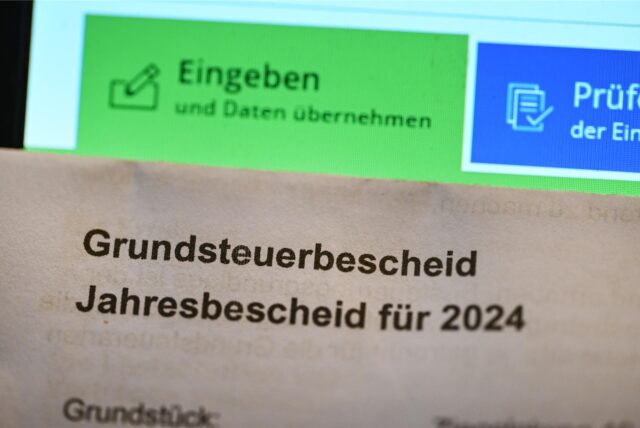 2024 würde letztmalig die auf alte Weise berechnete Grundsteuer fällig.