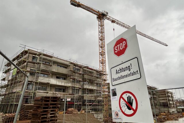 Auf dem ehemaligen Südbahnhof-Gelände werden neue Wohnungen gebaut.