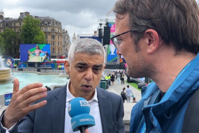 Vor dem Champions-League-Finale BVB gegen Real Madrid in Wembley hat unser Reporter Felix Guth mit dem Londoner Bürgermeister Sadiq Khan gesprochen.
