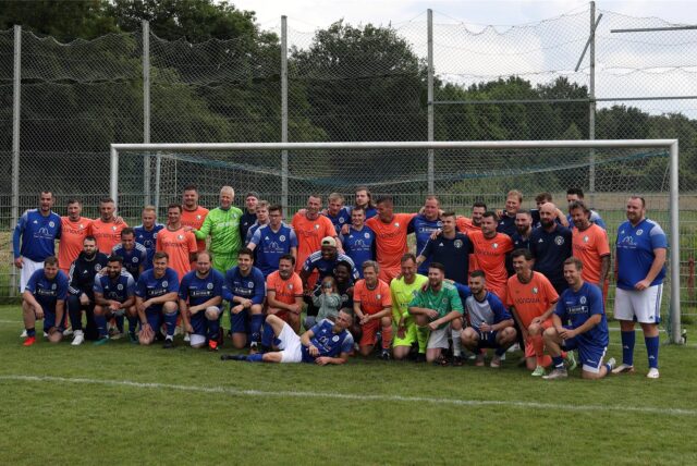 Eindrücke vom Benefizspiel der SG Horneburg gegen die Traditionsmannschaft des VfL Bochum in Datteln.