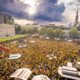 Echte Liebe: Die Dortmunder Innenstadt war brechend voll.