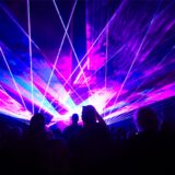 Die Laser-Show in der Kaue war neben dem Feuerwerk der Abschluss-Höhepunkt der Extraschicht.