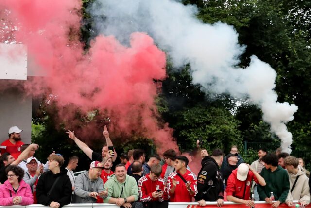 Die Fans von RW Barop unterstützten ihr Team eindrucksvoll und zitterten bis zum Schluss.