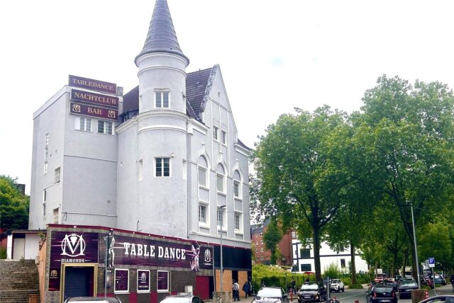 Die einstige Tabledance-Bar an der Dortmunder Straße 1 in Recklinghausen