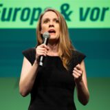 Die in Marl aufgewachsene Terry Reintke ist deutsche und europäische Spitzenkandidatin der Grünen für die Europawahl 2024,
