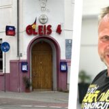 Bildkombo: Außenansicht der Gaststätte „Gleis 4“ in Rauxel (links) und Mario Rommel.