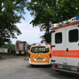 Mit einem Großaufgebot waren Rettungskräfte und Polizei am Halterner Stausee.