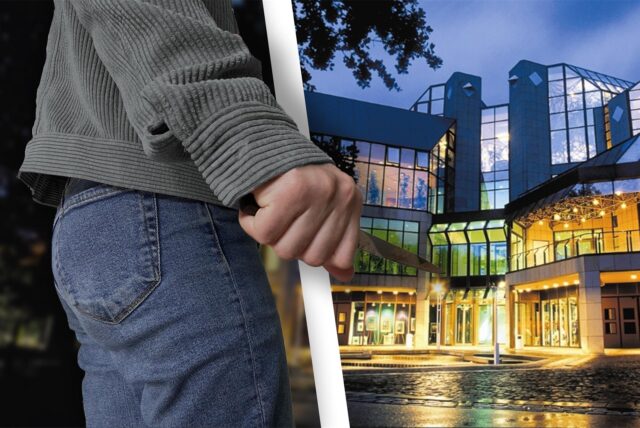 Ein Familienvater versuchte im Sommer 2007 vor einem Casino brutal einen Mann auszurauben.