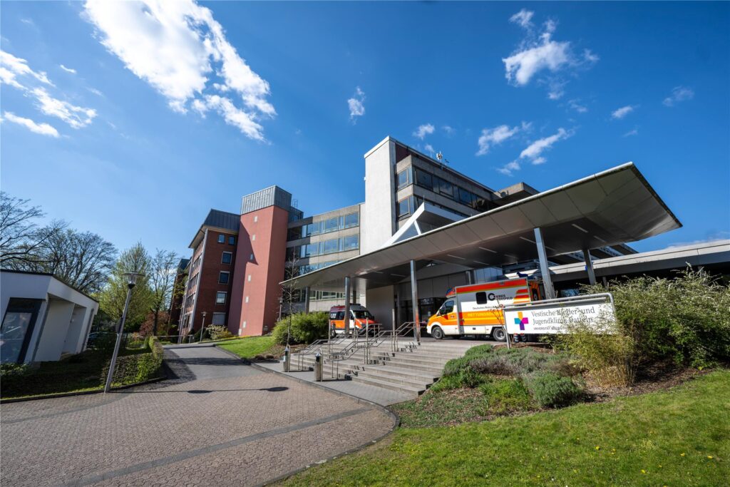 Ansicht der Kinderklinik Datteln.