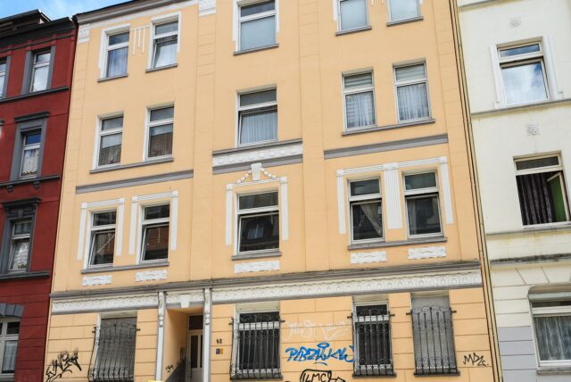 Im Juni werden vier Wohnungen am Amtsgericht Dortmund versteigert – unter anderem in diesem Innenstadt-Haus.