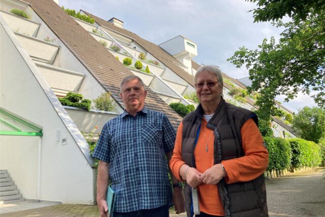 Monika Tack und Frank Herzog habe ihre Entscheidung,eine Eigentumswohnung im Hügelhaus II zu kaufen, nie bereut.