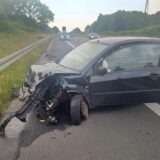 Unfallauto auf der A31