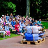 Abschluss der Ruhrfestspiele Recklinghausen 2024: Der Zirkus „Fahraway“ begeisterte mit viel Akrobatik.