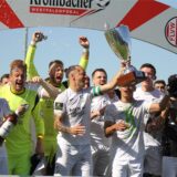 Der FC Gütersloh jubelt.