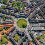 Luftaufnahme des Borsigplatzes in der Dortmunder Nordstadt