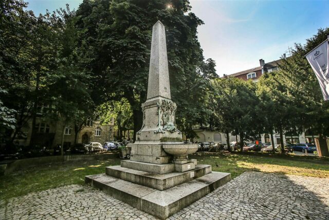 Luftaufnahme des Borsigplatzes in der Dortmunder Nordstadt
