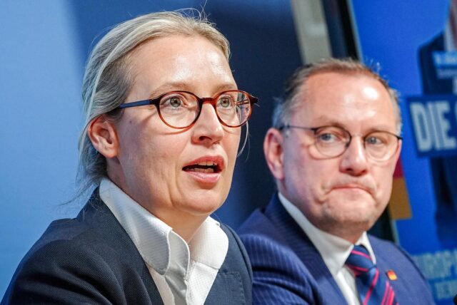 Die AfD-Vorsitzenden Alice Weidel und Tino Chrupalla
