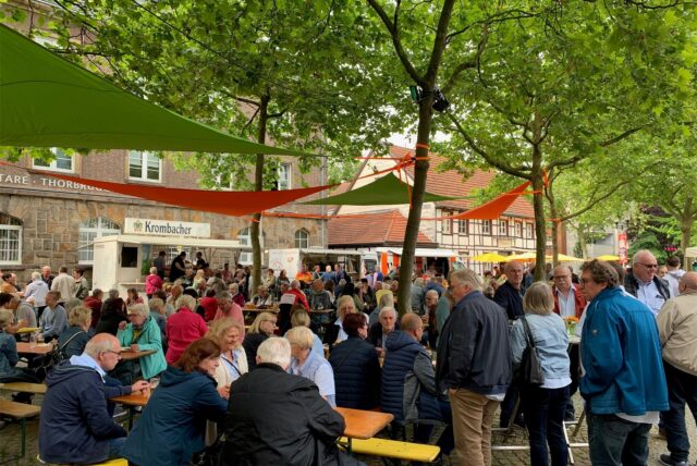 Feierabendmarkt auf dem Tigg in Datteln